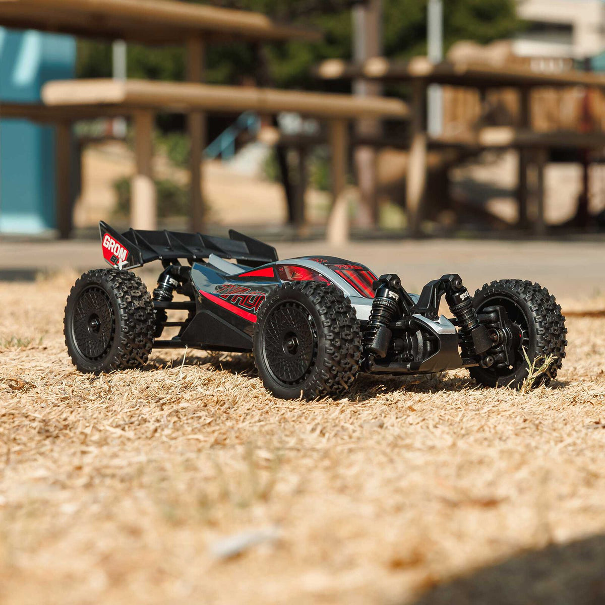 1/14 Typhon GROM Brushless 4x4 Buggy (NO battery OR charger) Silver: ARA2306T1