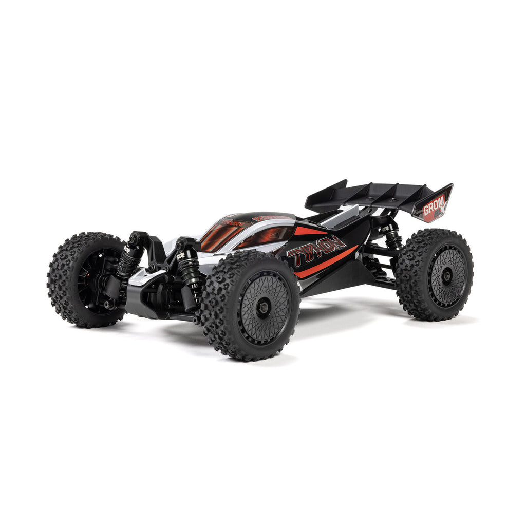 ARRMA 1/14 Typhon GROM Brushless 4x4 Buggy (NO battery OR charger) Silver (ARA2306T1)