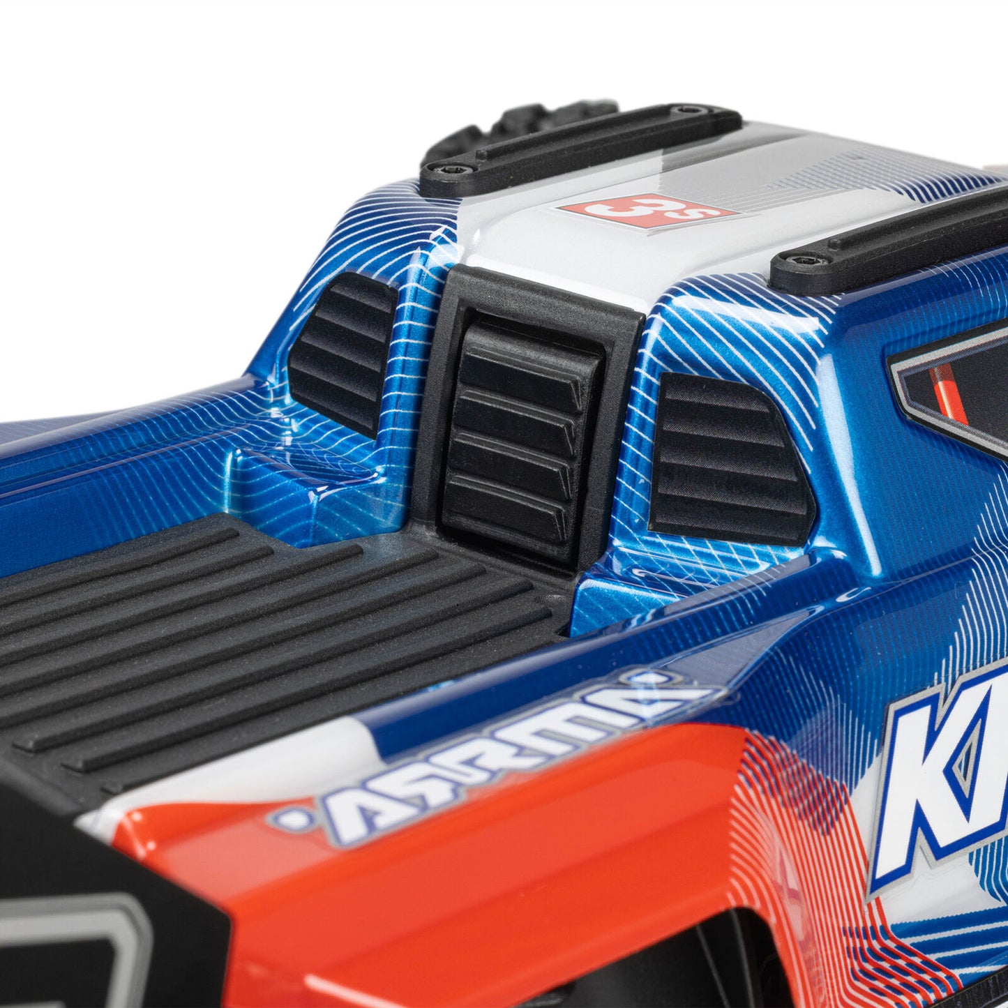 1/16 Mini KRATON 3S DSC 4X4 Brushless Speed Truck , Red/Blue