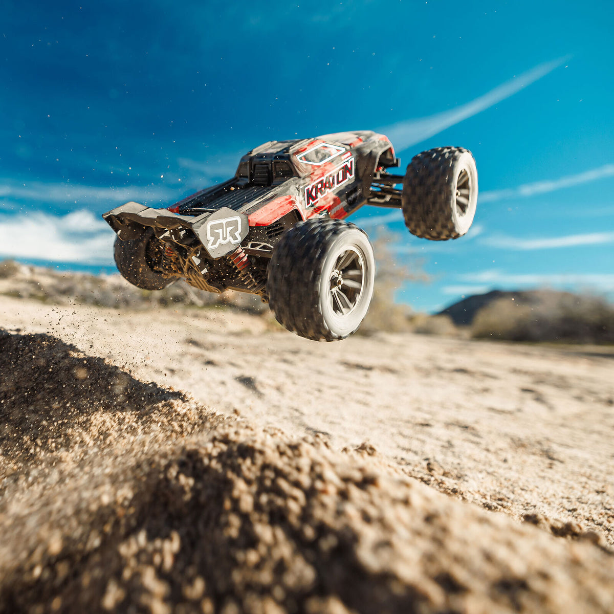 1/16 Mini KRATON 3S DSC 4X4 Brushless Speed Truck , Black/Red (Needs battery and charger):ARA250