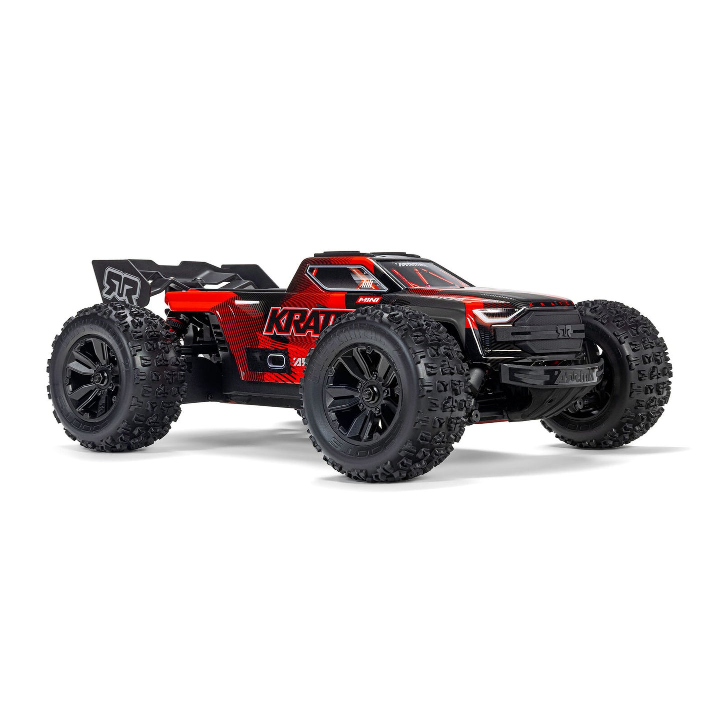 1/16 Mini KRATON 3S DSC 4X4 Brushless Speed Truck , Black/Red (Needs battery and charger):ARA250