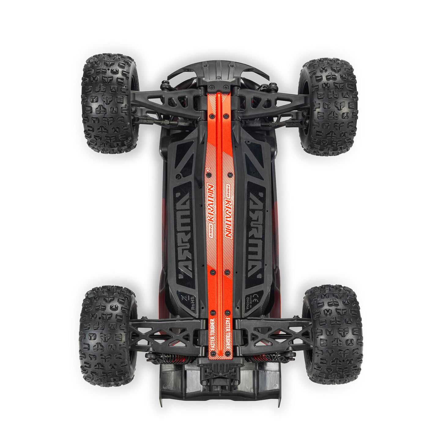 1/16 Mini KRATON 3S DSC 4X4 Brushless Speed Truck , Black/Red (Needs battery and charger):ARA250