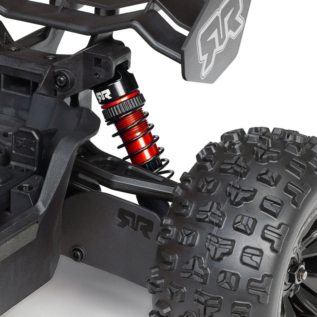 1/16 Mini KRATON 3S DSC 4X4 Brushless Speed Truck , Black/Red (Needs battery and charger):ARA250