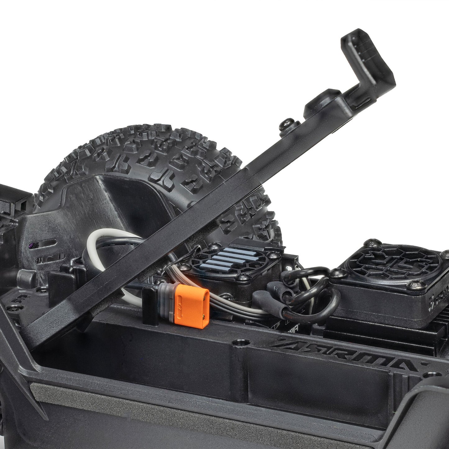 1/16 Mini KRATON 3S DSC 4X4 Brushless Speed Truck , Black/Red (Needs battery and charger):ARA250