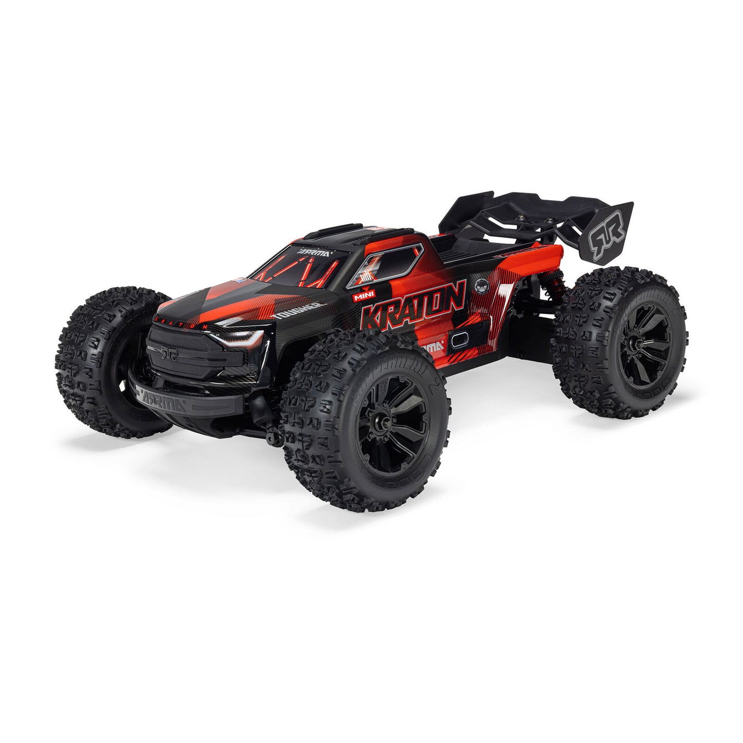 1/16 Mini KRATON 3S DSC 4X4 Brushless Speed Truck , Black/Red (Needs battery and charger):ARA250