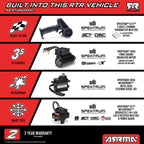 1/16 Mini KRATON 3S DSC 4X4 Brushless Speed Truck , Black/Red (Needs battery and charger):ARA250