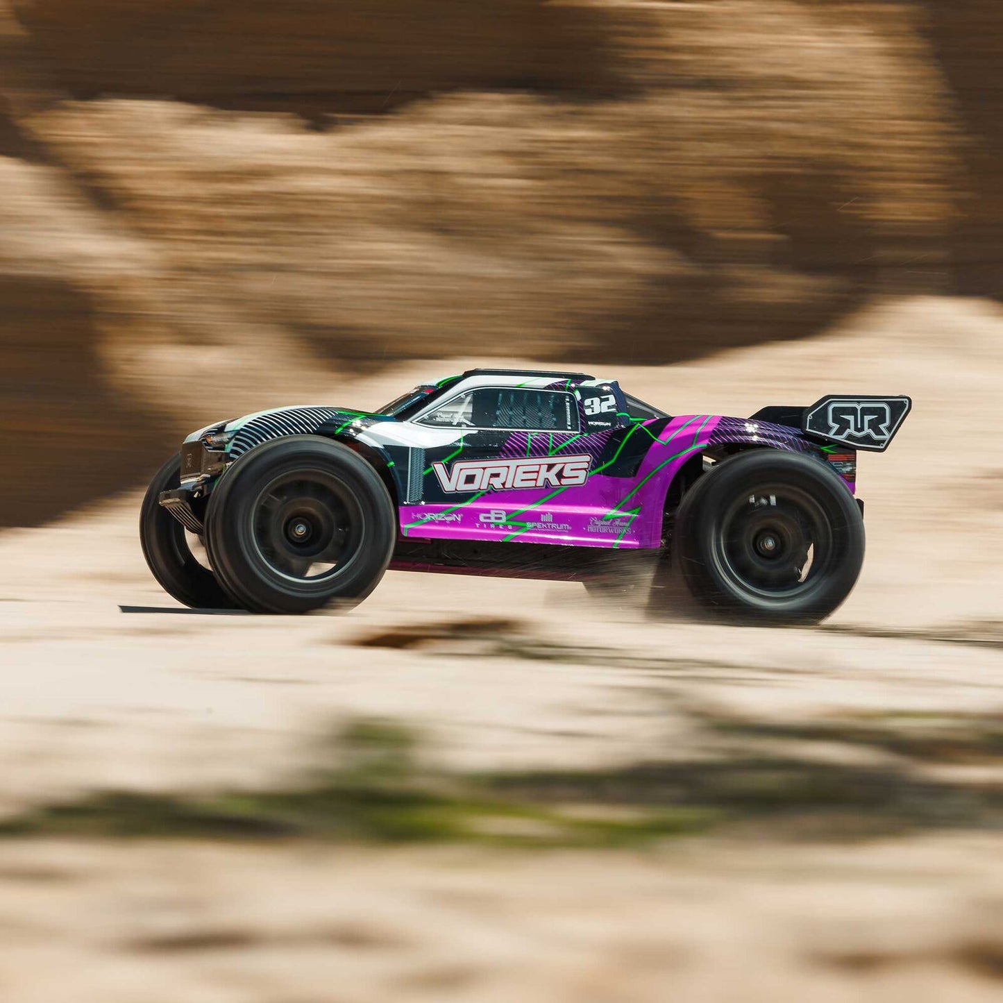 1/10 VORTEKS 2wd w/battery & charger Purple: ARA3205ST2