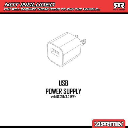 1/10 FURY 2wd w/battery & charger Blue: ARA3221ST2