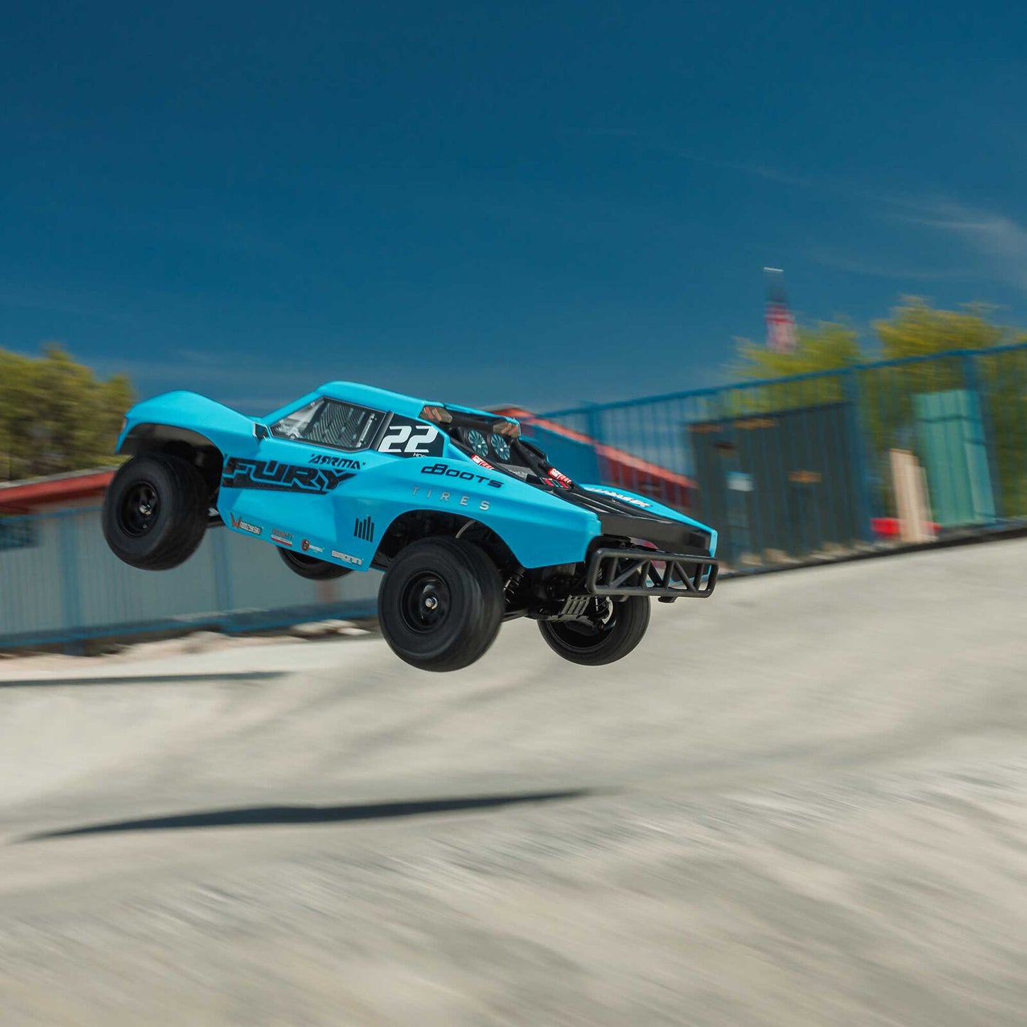 1/10 FURY 2wd w/battery & charger Blue: ARA3221ST2