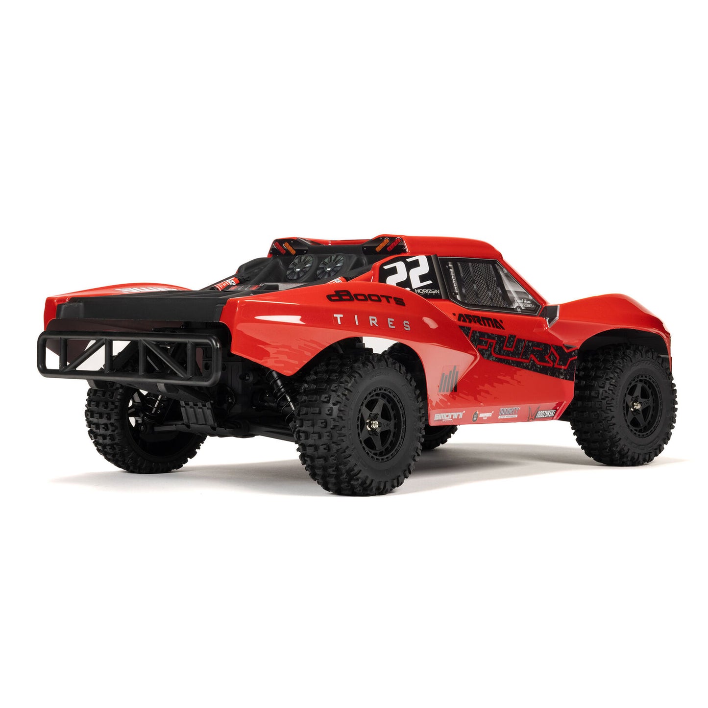 1/10 FURY 2wd w/battery & charger Red: ARA3221ST1