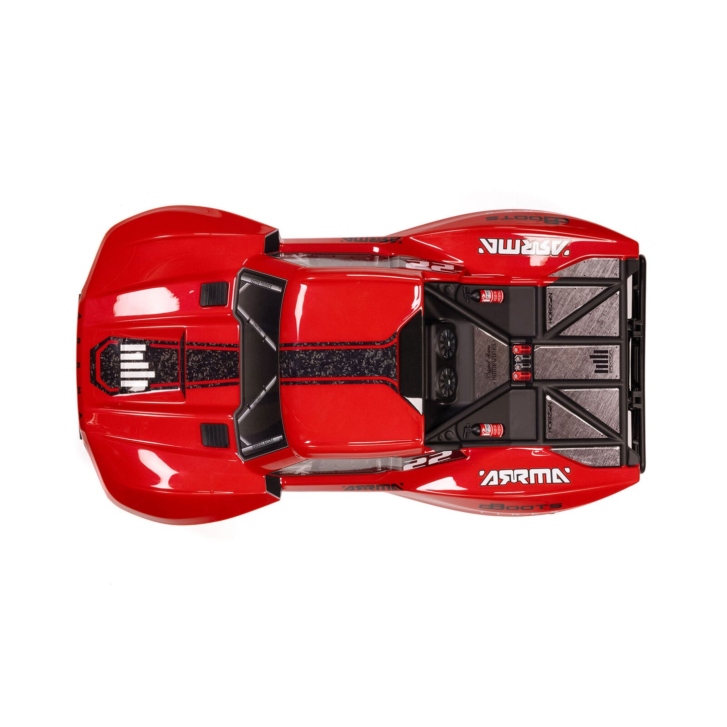 1/10 FURY 2wd w/battery & charger Red: ARA3221ST1