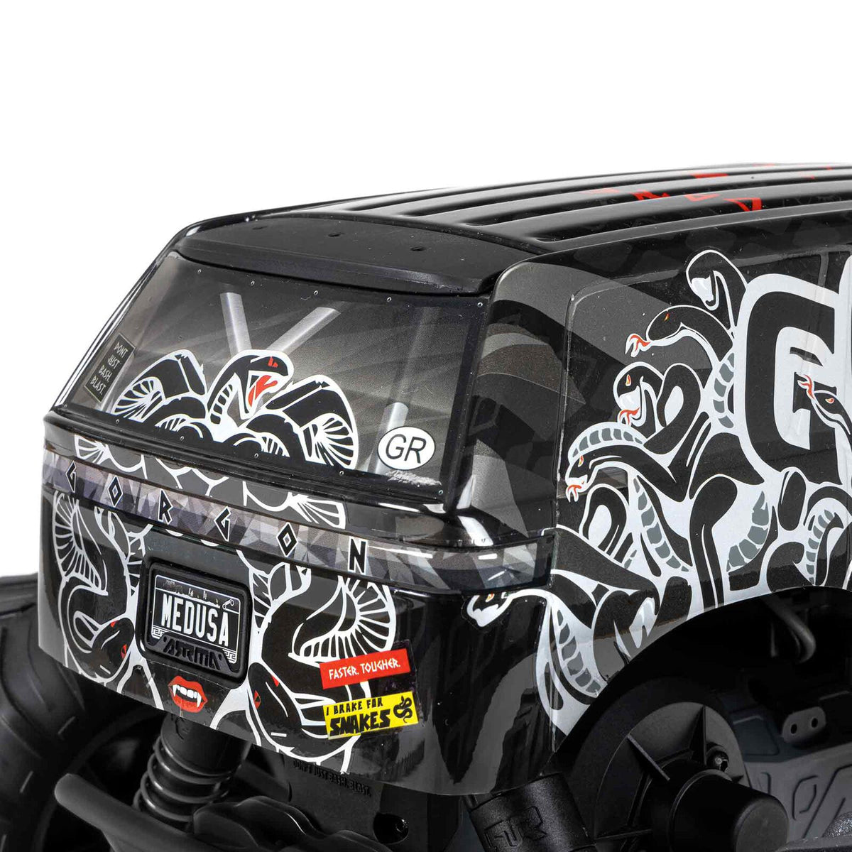 1/10 GORGON 4X2 Monster Truck Kit (includes battery and charger): Black: ARA3230SKT1