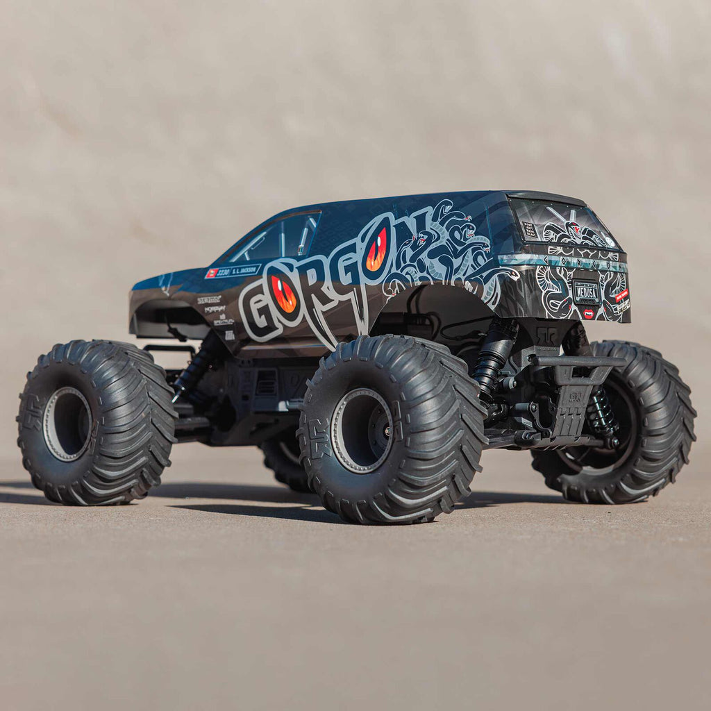 1/10 GORGON 4X2 Monster Truck Kit (includes battery and charger): Black: ARA3230SKT1