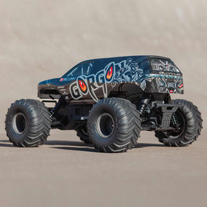 1/10 GORGON 4X2 Monster Truck Kit (includes battery and charger): Black