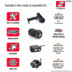 1/10 GORGON 4X2 Monster Truck Kit (includes battery and charger): Black: ARA3230SKT1