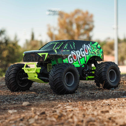1/10 GORGON 4X2 Monster Truck (Includes battery & charger): Yellow/Green: ARA3230ST1