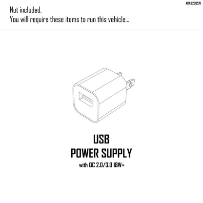 1/10 GORGON 4X2 Monster Truck (Includes battery & charger): Yellow/Green: ARA3230ST1