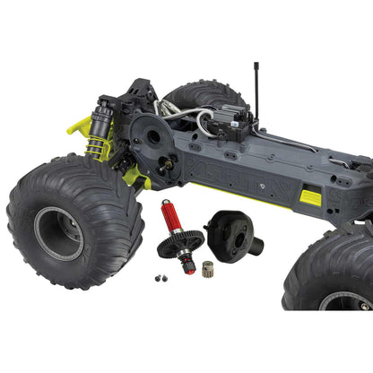 1/10 GORGON 4X2 Monster Truck (Includes battery & charger): Yellow/Green: ARA3230ST1