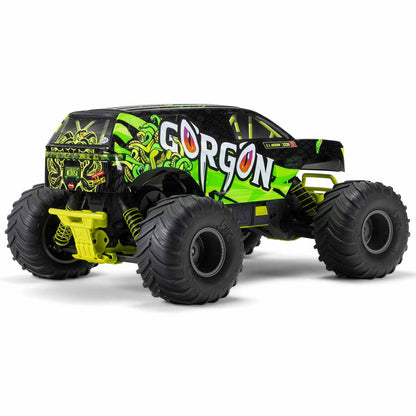 1/10 GORGON 4X2 Monster Truck (Includes battery & charger): Yellow/Green: ARA3230ST1