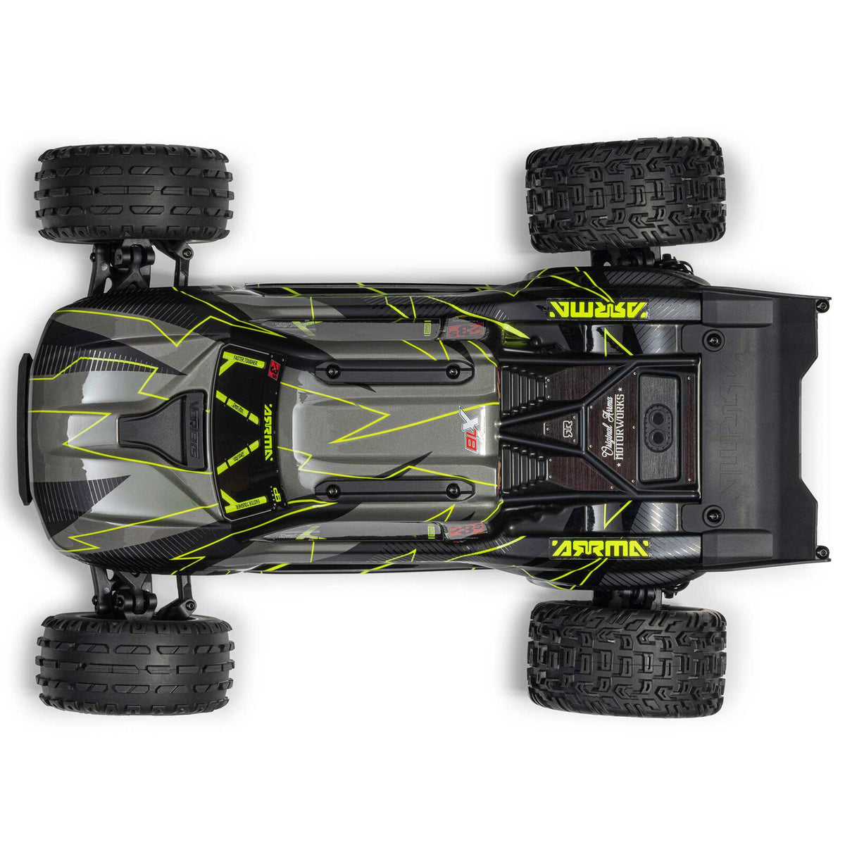 ARRMA 1/10 VORTEKS 223S DSC 2WD RTR Brushless Stadium Truck, Yellow: ARA3505T1
