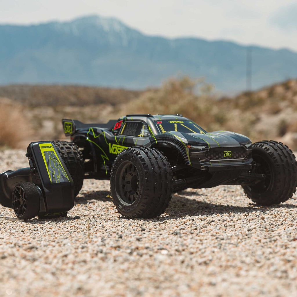ARRMA 1/10 VORTEKS 223S DSC 2WD RTR Brushless Stadium Truck, Yellow: ARA3505T1