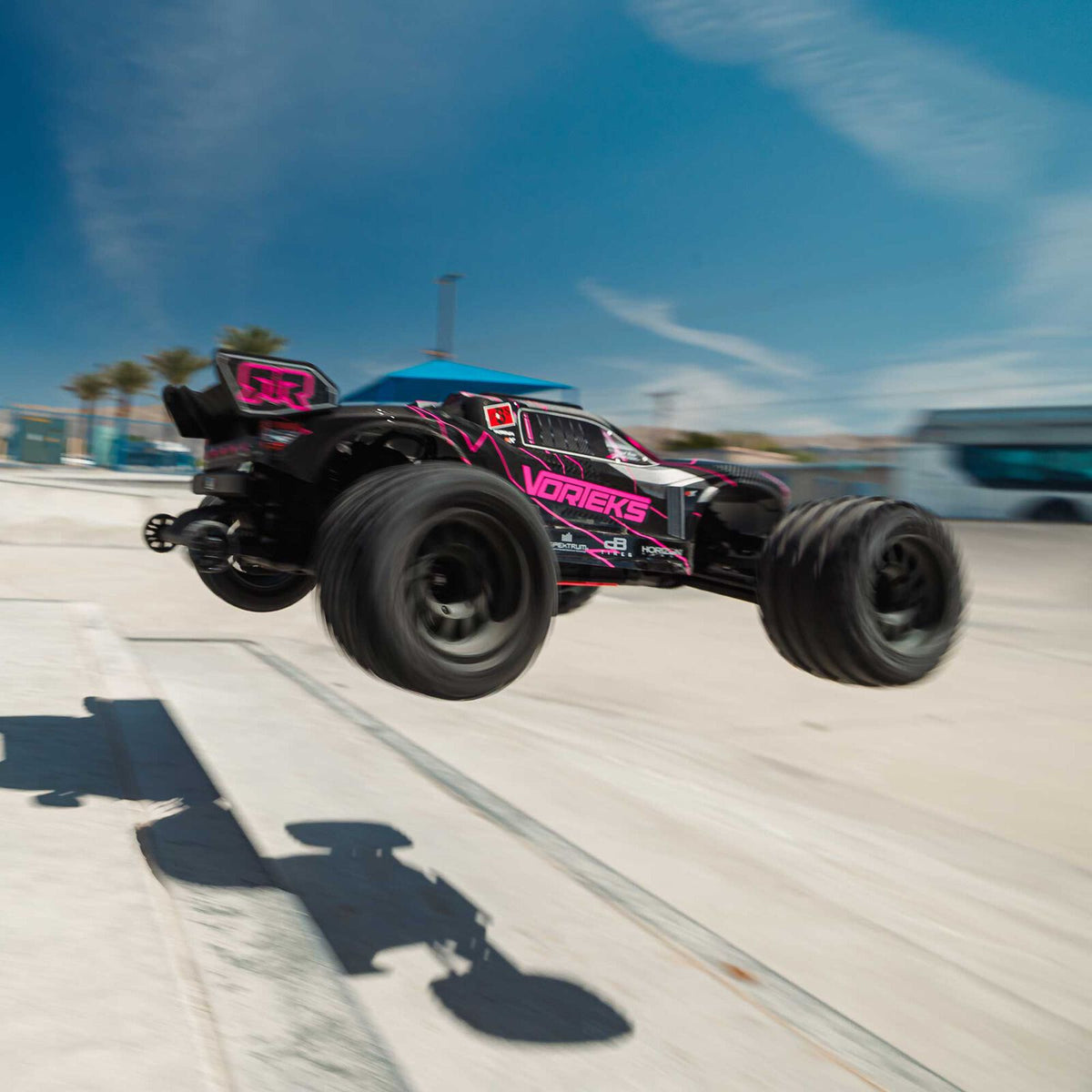 ARRMA 1/10 VORTEKS 223S DSC 2WD RTR Brushless Stadium Truck, Pink: ARA3505T3