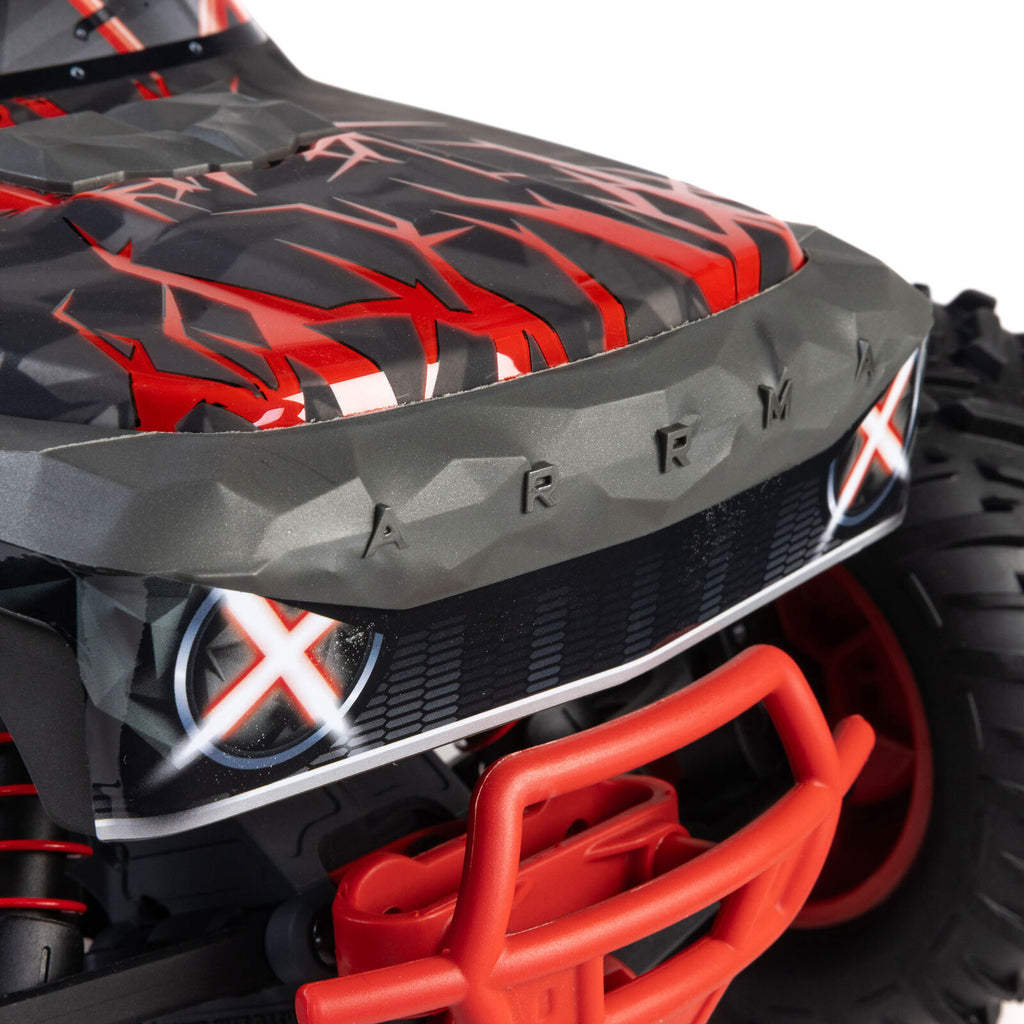 1/10 QUAKE 223S 2WD Monster Truck (Requires Battery & Charger): Red