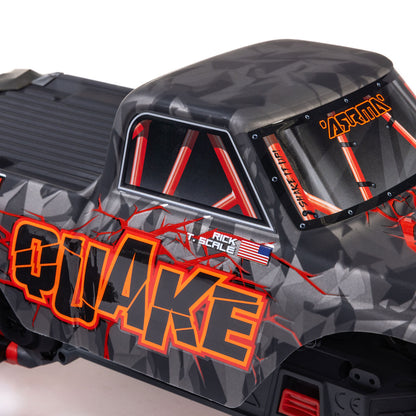 1/10 QUAKE 223S 2WD Monster Truck (Requires Battery & Charger): Red