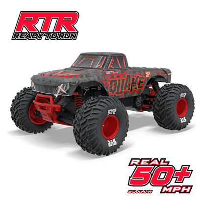 1/10 QUAKE 223S 2WD Monster Truck (Requires Battery & Charger): Red