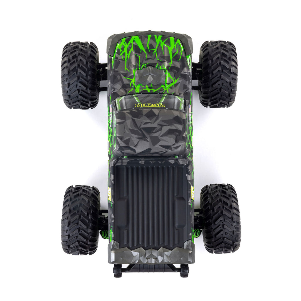 ARRMA 1/10 Quake 223S DSC 2WD RTR Brushless Monster Truck, Green (ARA3537T2)