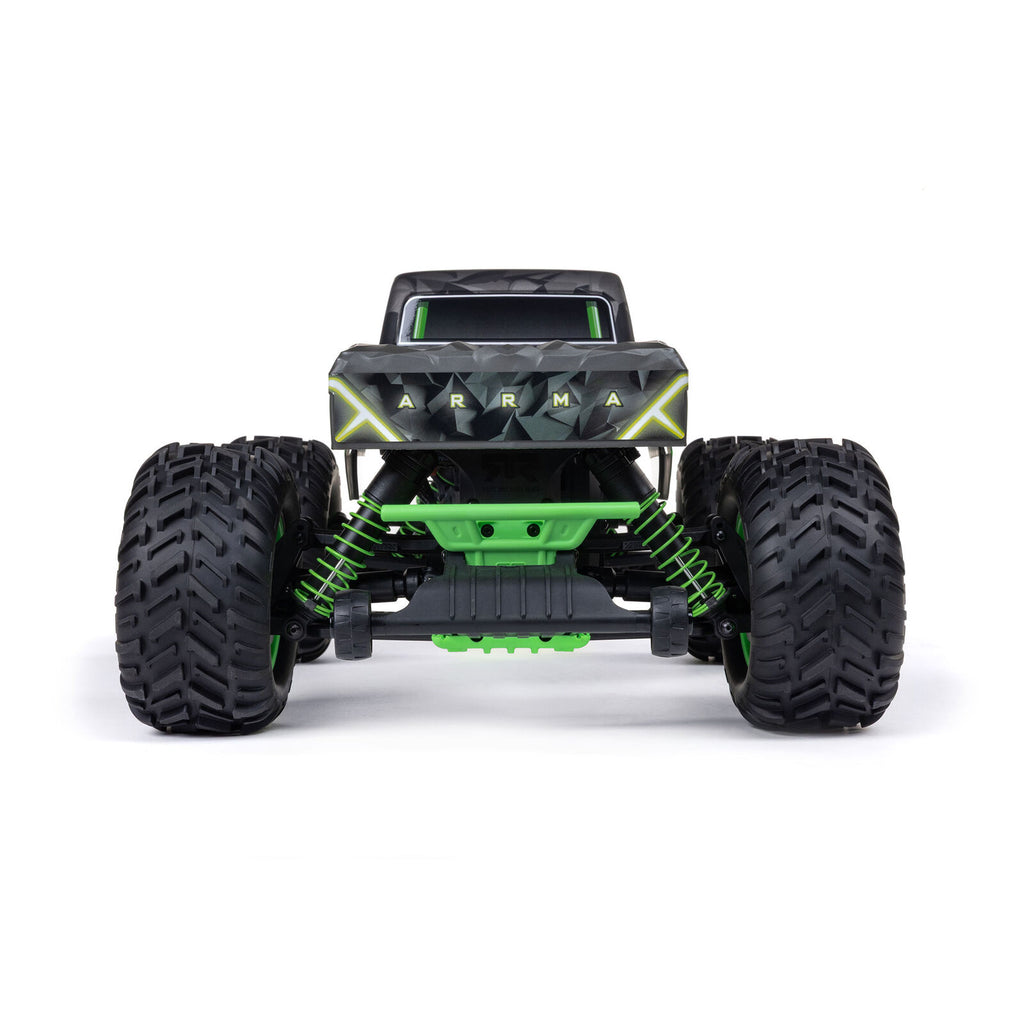 ARRMA 1/10 Quake 223S DSC 2WD RTR Brushless Monster Truck, Green (ARA3537T2)