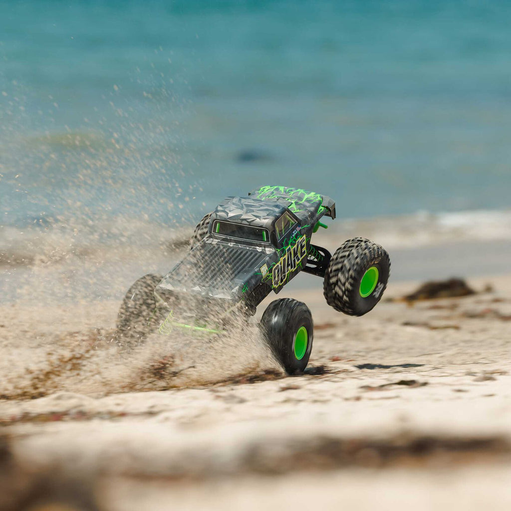 ARRMA 1/10 Quake 223S DSC 2WD RTR Brushless Monster Truck, Green (ARA3537T2)