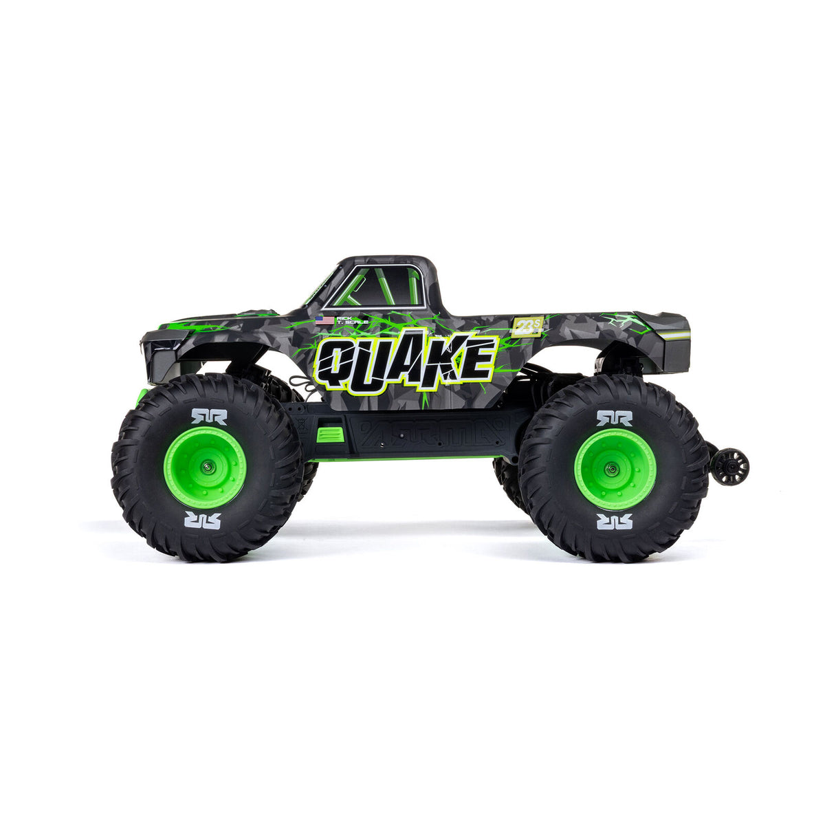 ARRMA 1/10 Quake 223S DSC 2WD RTR Brushless Monster Truck, Green (ARA3537T2)