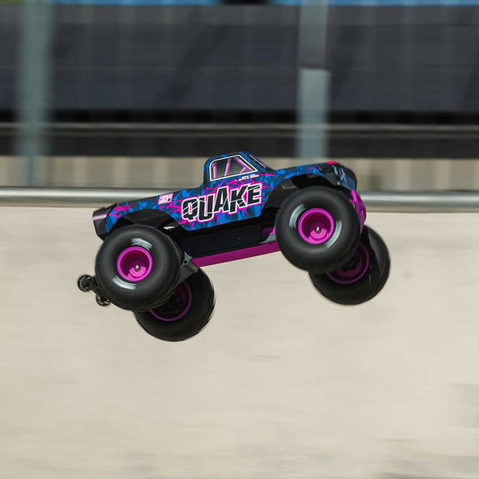 1/10 QUAKE 223S 2WD Monster Truck (Requires Battery & Charger): Purple