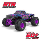 1/10 QUAKE 223S 2WD Monster Truck (Requires Battery & Charger): Purple