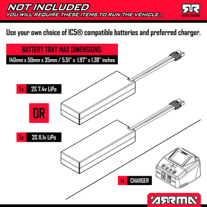 1/10 QUAKE 223S 2WD Monster Truck (Requires Battery & Charger): Green