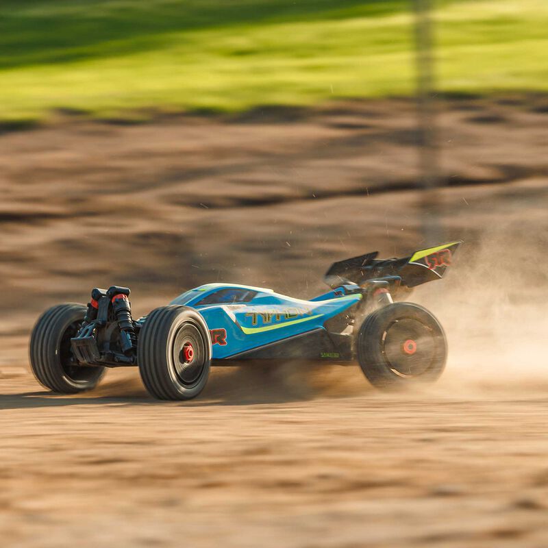 1/8 TYPHON 4X4 Brushed Buggy, RTR (Requires battery & charger) Blue: ARA4206V4T1