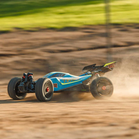 1/8 TYPHON 4X4 Brushed Buggy, RTR (Requires battery & charger) Blue: ARA4206V4T1