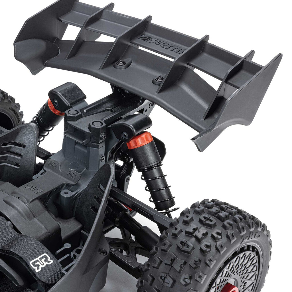 1/8 TYPHON 4X4 Brushed Buggy, RTR (Requires battery & charger) Yellow: ARA4206V4T2