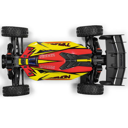 1/8 TYPHON 4X4 Brushed Buggy, RTR (Requires battery & charger) Yellow: ARA4206V4T2