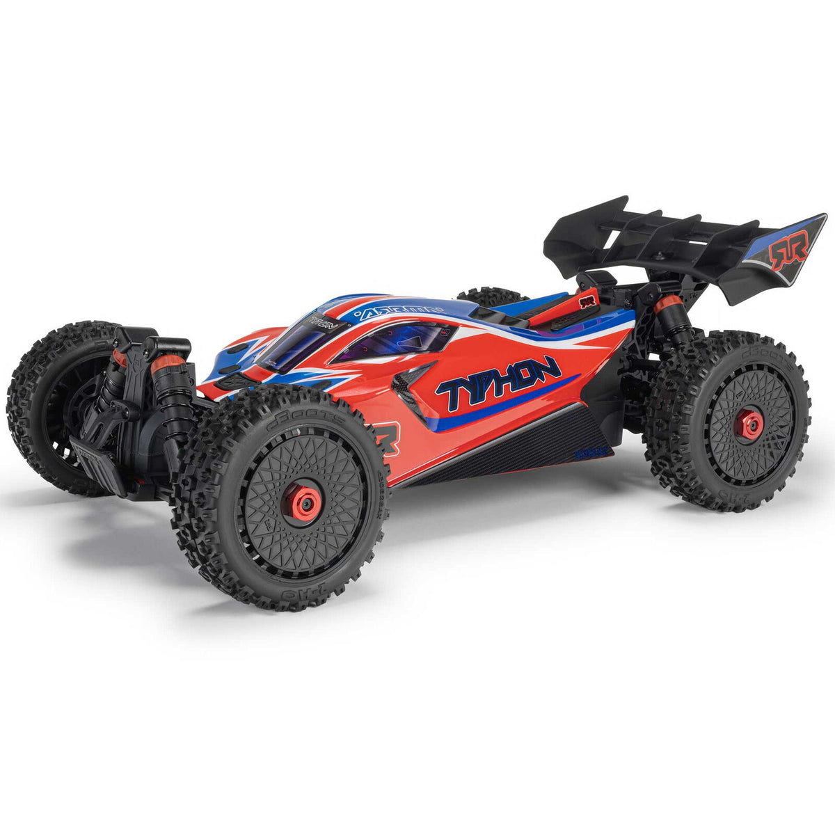 1/8 TYPHON 4X4 Brushed Buggy, RTR (Requires battery & charger) Red: ARA4206V4T3