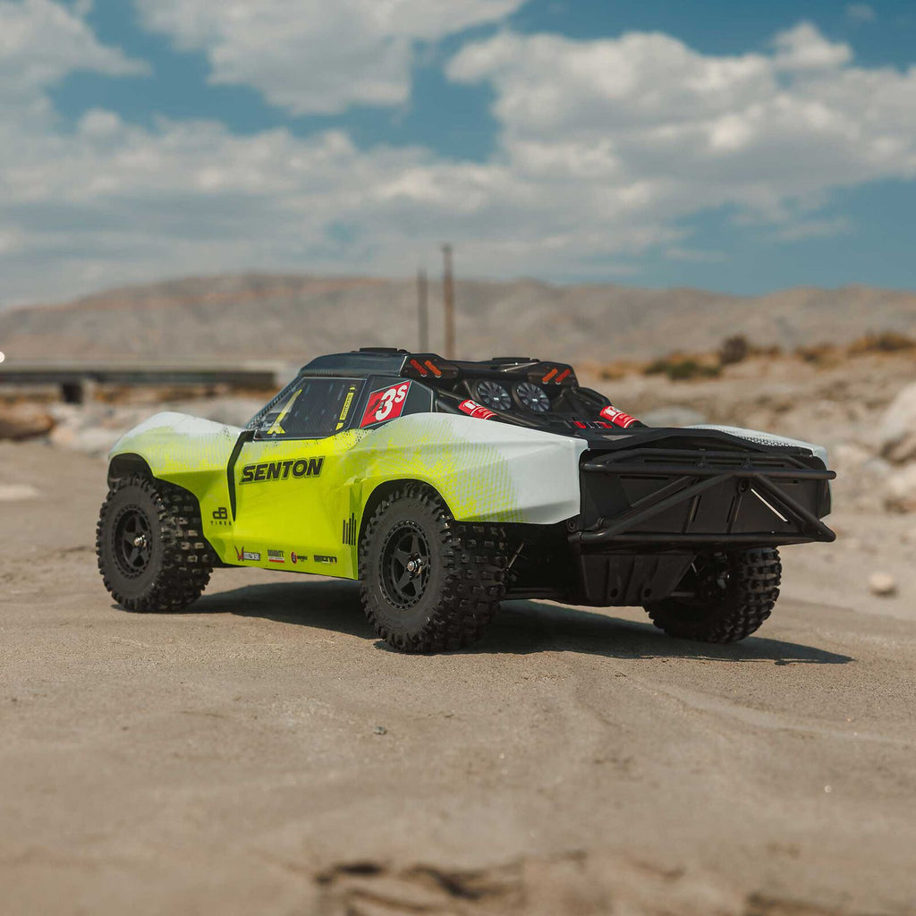ARRMA 1/10 Senton 223S, 4WD, BLX with DSC (Requires battery & charger): Yellow (ARA4303V4T1)