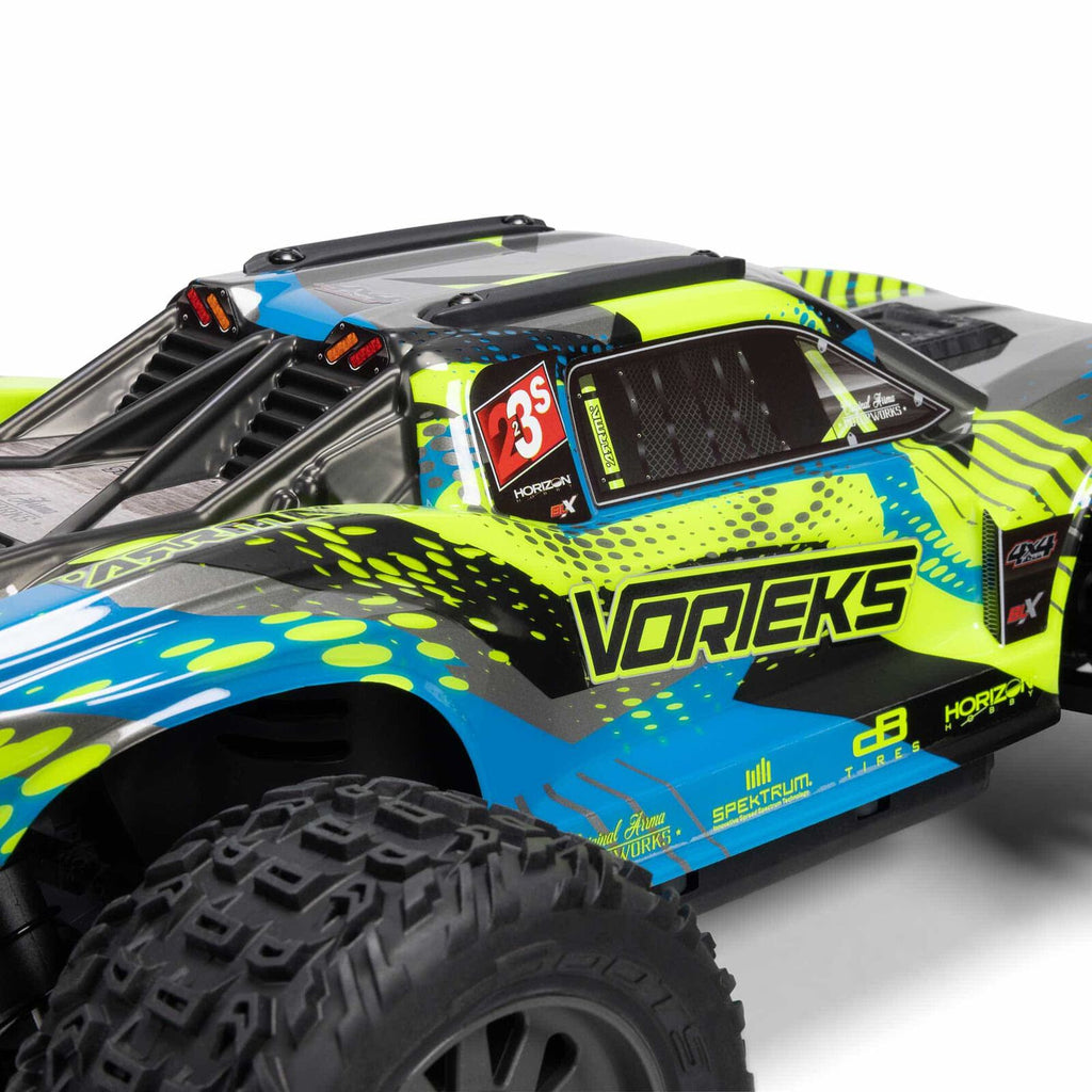 1/10 VORTEKS 223S 4X4 Stadium Truck (Requires Battery & Charger) Teal: ARA4305V4T2