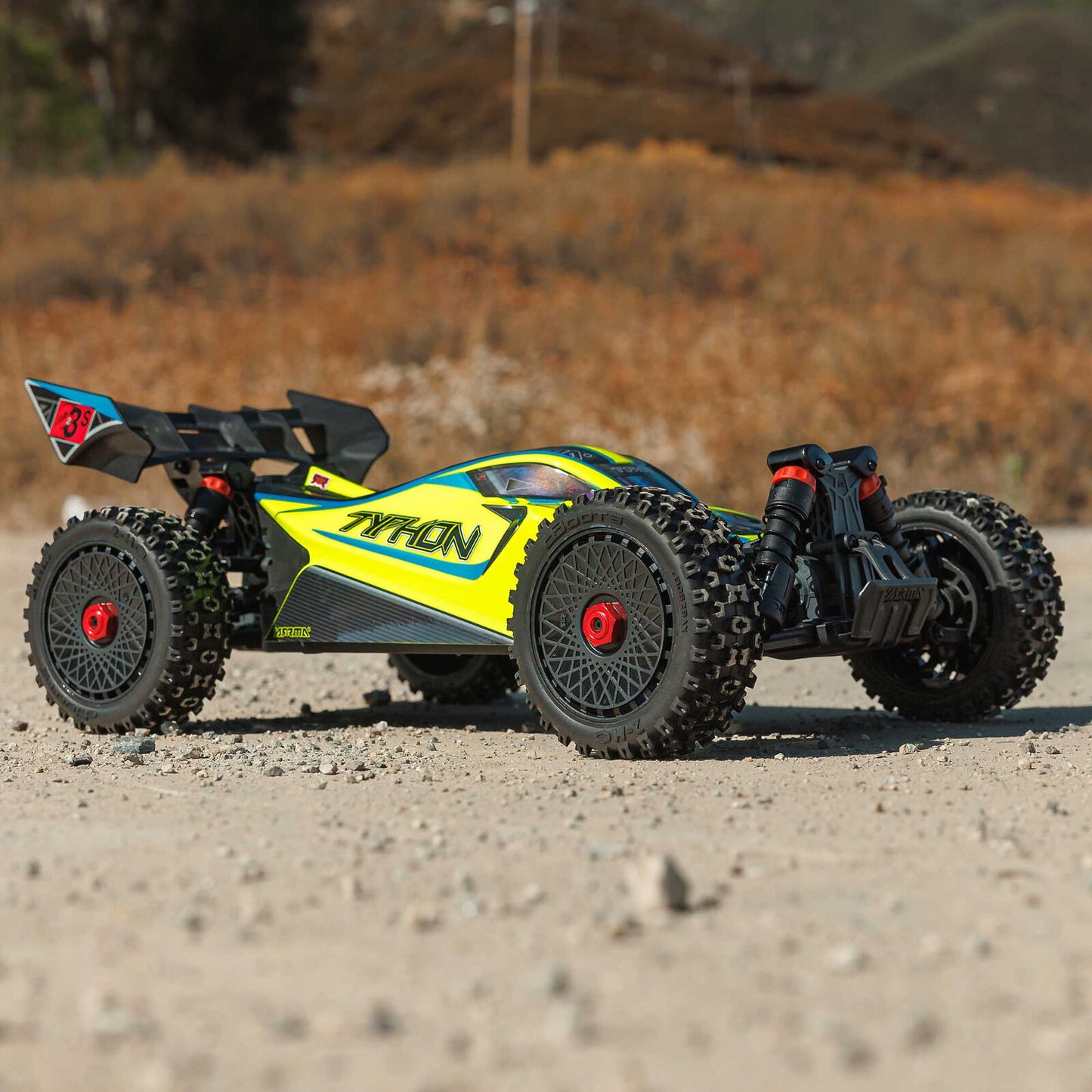 1/8 TYPHON 223S 4X4 Buggy RTR (Requires battery & charger): Yellow: ARA4306V4T2