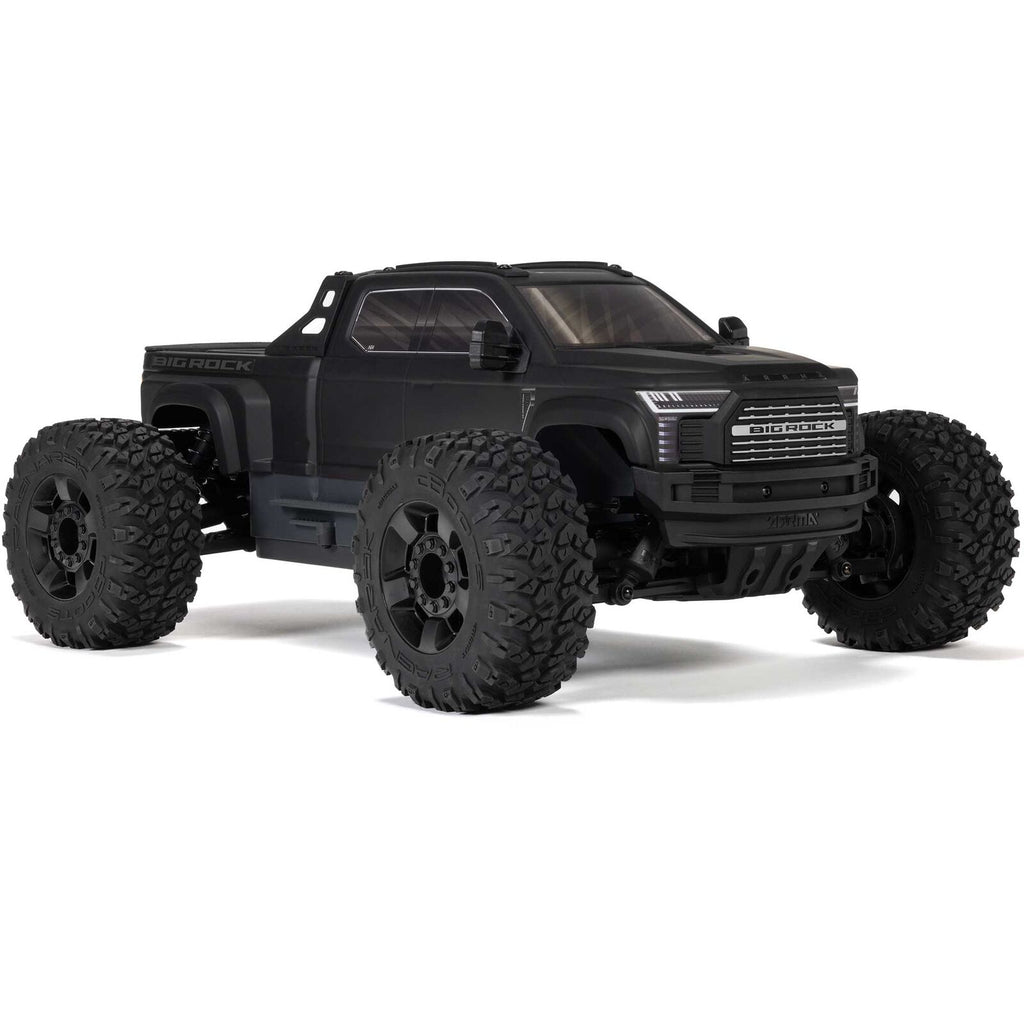 1/10 Big Rock 4X4 223S BLX Brushless Street Truck RTR W/DSC, Black: ARA4312V4T1