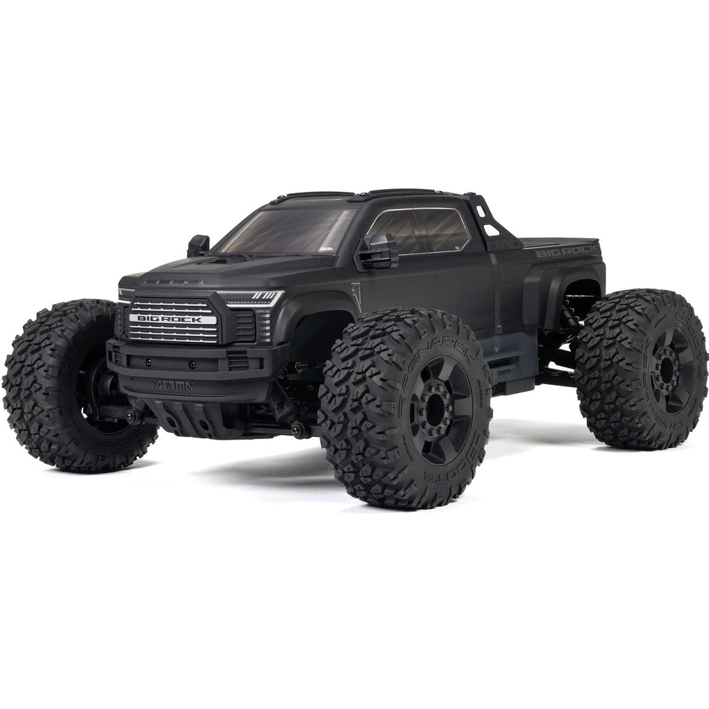 1/10 Big Rock 4X4 223S BLX Brushless Street Truck RTR W/DSC, Black: ARA4312V4T1