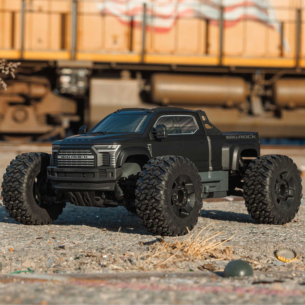 1/10 Big Rock 4X4 223S BLX Brushless Street Truck RTR W/DSC, Black: ARA4312V4T1
