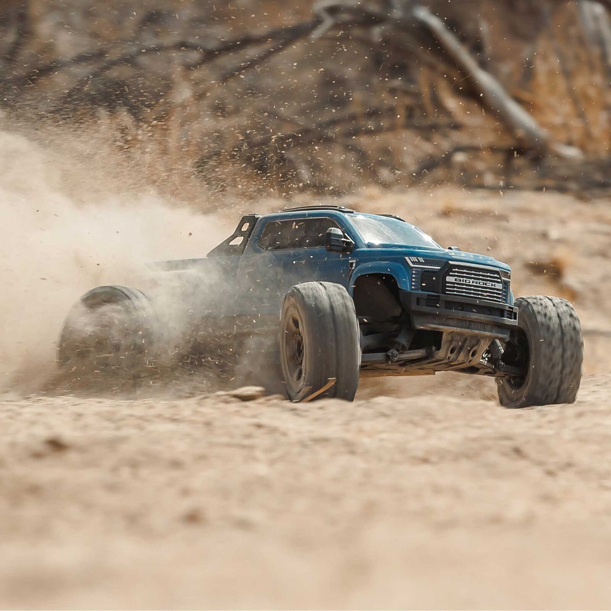 1/10 Big Rock 4X4 223S BLX Brushless Street Truck RTR W/DSC, Blue: ARA4312V4T3