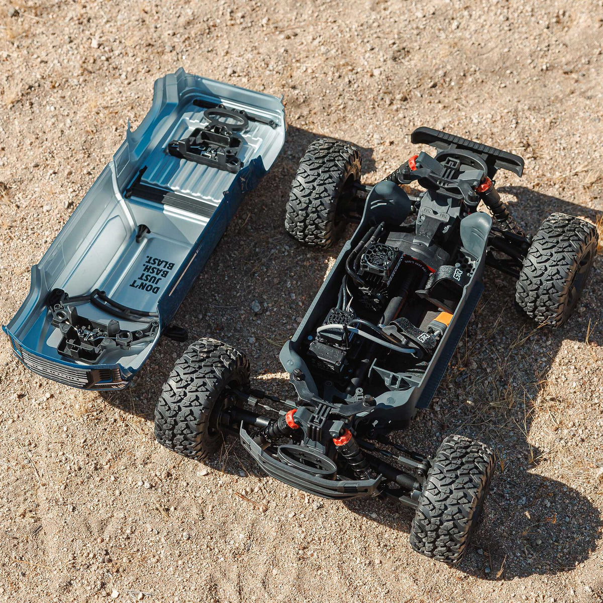 1/10 Big Rock 4X4 223S BLX Brushless Street Truck RTR W/DSC, Black: ARA4312V4T1