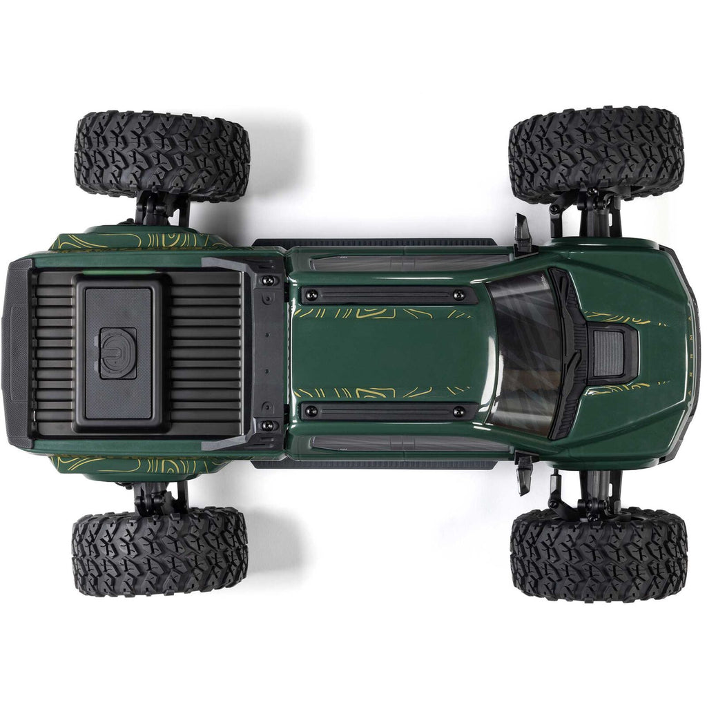 1/10 Big Rock 4X4 223S BLX Brushless Street Truck RTR W/DSC, Green: ARA4312V4T2